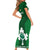 Ireland Rugby Family Matching Short Sleeve Bodycon Dress and Hawaiian Shirt 2023 Go Shamrock World Cup Irish Celtic Pattern - Wonder Print Shop