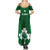 Ireland Rugby Family Matching Summer Maxi Dress and Hawaiian Shirt 2023 Go Shamrock World Cup Irish Celtic Pattern - Wonder Print Shop