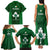 Ireland Rugby Family Matching Tank Maxi Dress and Hawaiian Shirt 2023 Go Shamrock World Cup Irish Celtic Pattern - Wonder Print Shop