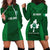 Ireland Rugby Hoodie Dress 2023 Go Shamrock World Cup Irish Celtic Pattern - Wonder Print Shop