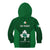 Ireland Rugby Kid Hoodie 2023 Go Shamrock World Cup Irish Celtic Pattern - Wonder Print Shop