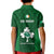 Ireland Rugby Kid Polo Shirt 2023 Go Shamrock World Cup Irish Celtic Pattern - Wonder Print Shop