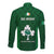 Ireland Rugby Long Sleeve Button Shirt 2023 Go Shamrock World Cup Irish Celtic Pattern - Wonder Print Shop