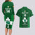 Custom Ireland Rugby Couples Matching Long Sleeve Bodycon Dress and Hawaiian Shirt 2023 Go Shamrock World Cup Irish Celtic Pattern - Wonder Print Shop