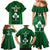 Custom Ireland Rugby Family Matching Mermaid Dress and Hawaiian Shirt 2023 Go Shamrock World Cup Irish Celtic Pattern - Wonder Print Shop