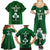 Custom Ireland Rugby Family Matching Summer Maxi Dress and Hawaiian Shirt 2023 Go Shamrock World Cup Irish Celtic Pattern - Wonder Print Shop