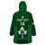 Custom Ireland Rugby Wearable Blanket Hoodie 2023 Go Shamrock World Cup Irish Celtic Pattern LT14