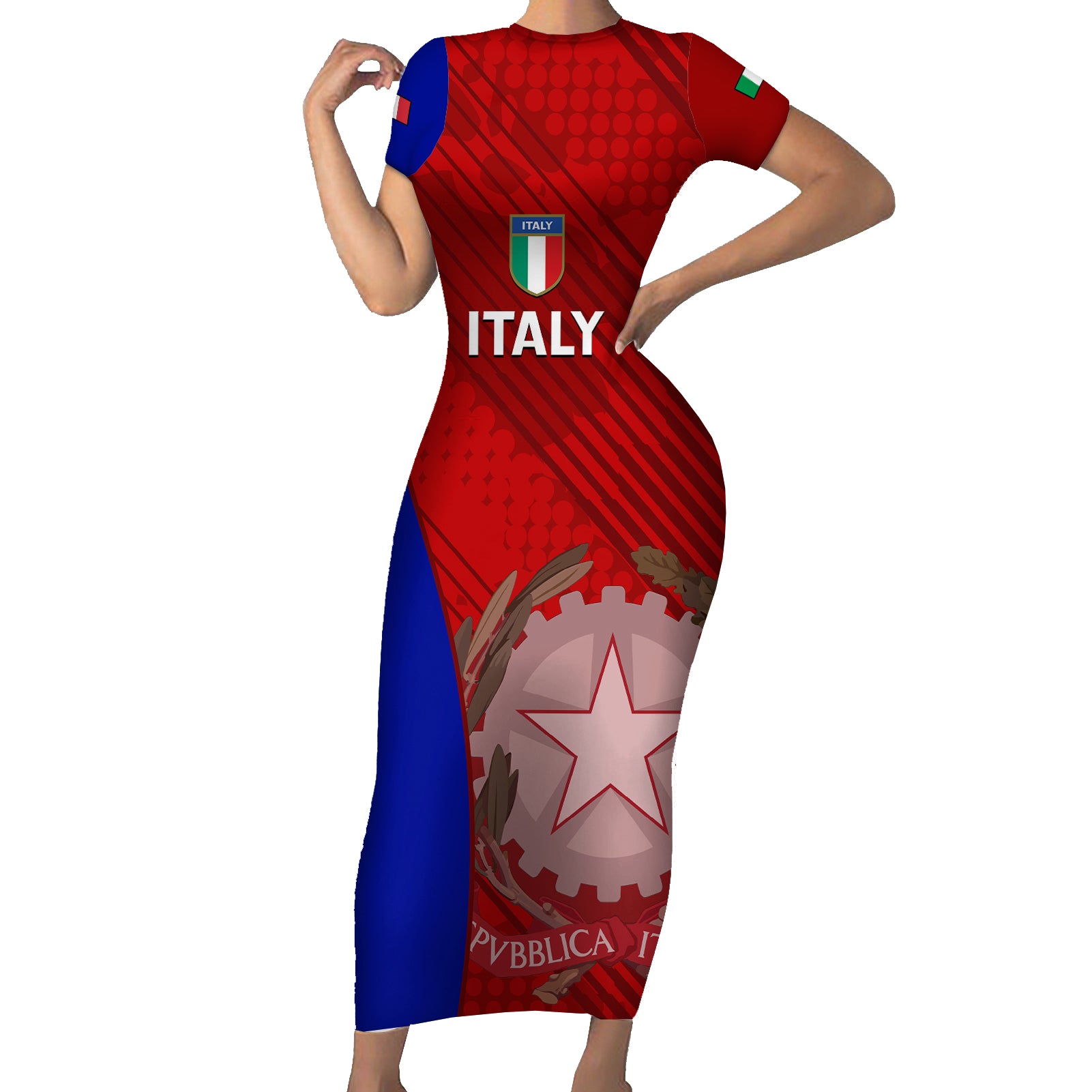 italy-rugby-short-sleeve-bodycon-dress-2023-the-blues-grunge-style