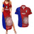 Custom Italy Rugby Couples Matching Summer Maxi Dress and Hawaiian Shirt 2023 The Blues Grunge Style - Wonder Print Shop