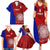 Custom Italy Rugby Family Matching Summer Maxi Dress and Hawaiian Shirt 2023 The Blues Grunge Style - Wonder Print Shop