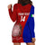 Custom Italy Rugby Hoodie Dress 2023 The Blues Grunge Style - Wonder Print Shop