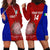 Custom Italy Rugby Hoodie Dress 2023 The Blues Grunge Style - Wonder Print Shop