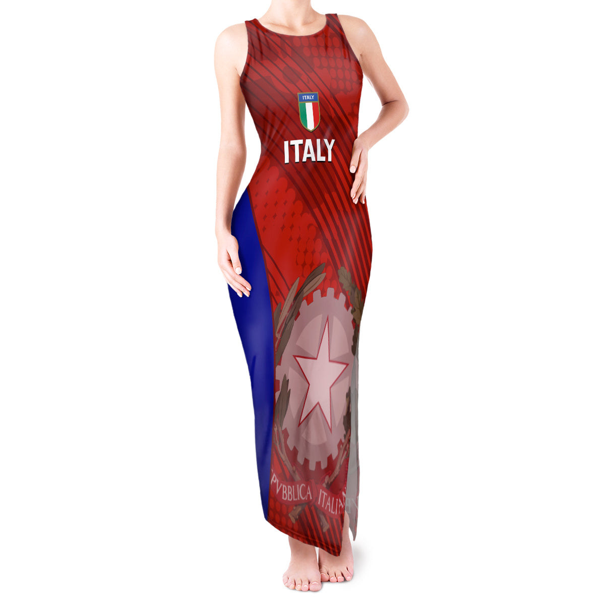 custom-italy-rugby-tank-maxi-dress-2023-the-blues-grunge-style