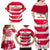 Japan Rugby Family Matching Off Shoulder Maxi Dress and Hawaiian Shirt 2023 Go Cherry Blossoms World Cup - Wonder Print Shop