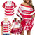 Japan Rugby Family Matching Off Shoulder Short Dress and Hawaiian Shirt 2023 Go Cherry Blossoms World Cup - Wonder Print Shop