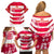 Japan Rugby Family Matching Off Shoulder Short Dress and Hawaiian Shirt 2023 Go Cherry Blossoms World Cup - Wonder Print Shop