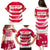 Custom Japan Rugby Family Matching Puletasi Dress and Hawaiian Shirt 2023 Go Cherry Blossoms World Cup - Wonder Print Shop