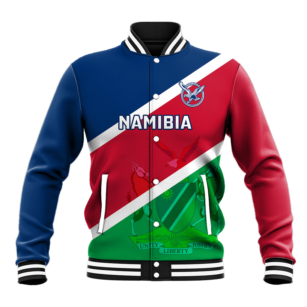 Namibia Rugby Baseball Jacket 2023 Welwitschias Flag Style - Wonder Print Shop