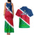 Namibia Rugby Couples Matching Tank Maxi Dress and Hawaiian Shirt 2023 Welwitschias Flag Style - Wonder Print Shop