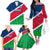 Namibia Rugby Family Matching Off Shoulder Long Sleeve Dress and Hawaiian Shirt 2023 Welwitschias Flag Style - Wonder Print Shop