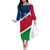 Namibia Rugby Family Matching Off Shoulder Long Sleeve Dress and Hawaiian Shirt 2023 Welwitschias Flag Style - Wonder Print Shop