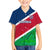 Namibia Rugby Family Matching Off Shoulder Maxi Dress and Hawaiian Shirt 2023 Welwitschias Flag Style - Wonder Print Shop