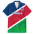 Namibia Rugby Family Matching Off Shoulder Short Dress and Hawaiian Shirt 2023 Welwitschias Flag Style - Wonder Print Shop