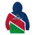 Namibia Rugby Kid Hoodie 2023 Welwitschias Flag Style - Wonder Print Shop