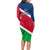 Namibia Rugby Long Sleeve Bodycon Dress 2023 Welwitschias Flag Style - Wonder Print Shop