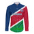 Namibia Rugby Long Sleeve Button Shirt 2023 Welwitschias Flag Style - Wonder Print Shop