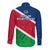 Namibia Rugby Long Sleeve Button Shirt 2023 Welwitschias Flag Style - Wonder Print Shop