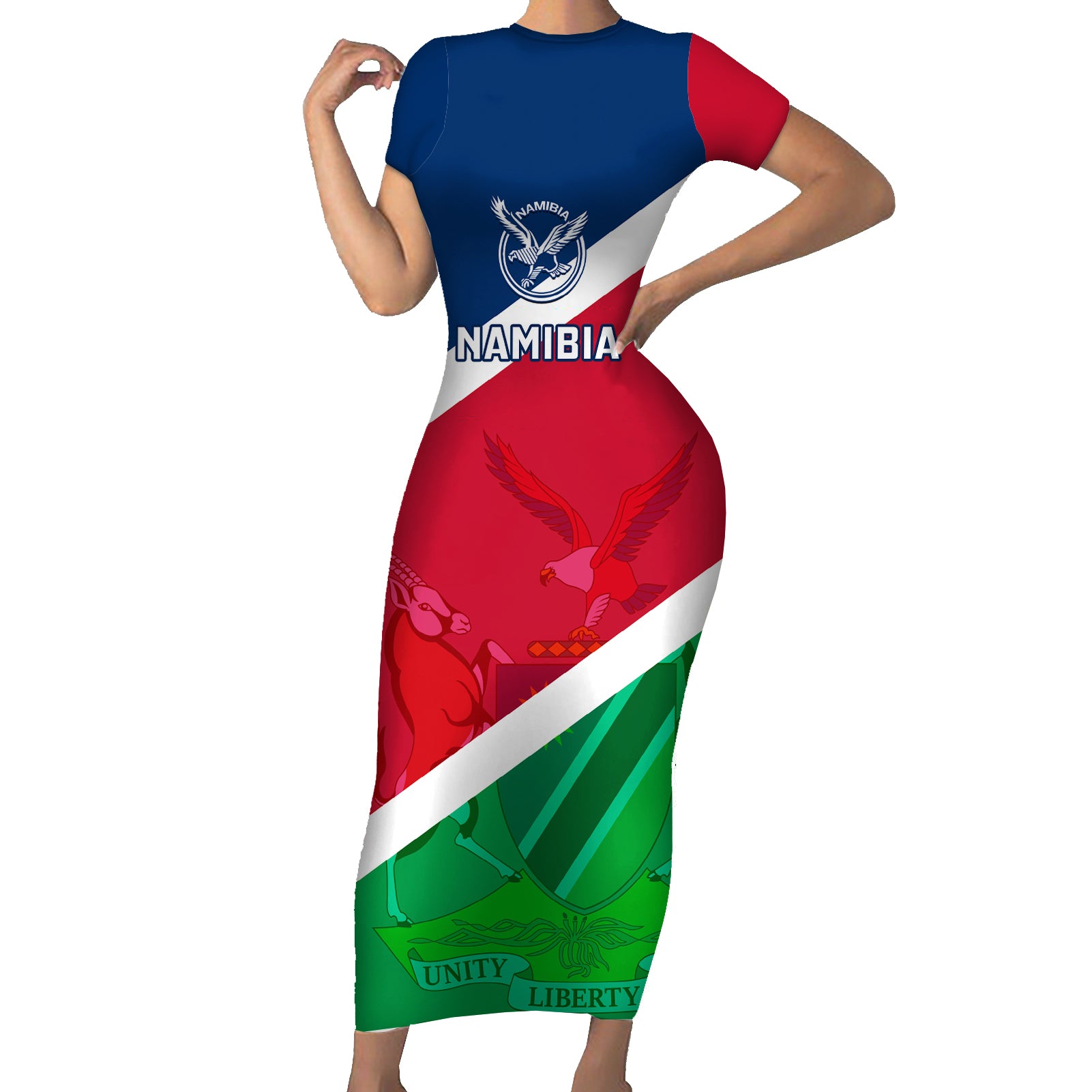 namibia-rugby-short-sleeve-bodycon-dress-2023-welwitschias-flag-style