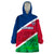 Namibia Rugby Wearable Blanket Hoodie 2023 Welwitschias Flag Style - Wonder Print Shop