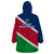 Namibia Rugby Wearable Blanket Hoodie 2023 Welwitschias Flag Style - Wonder Print Shop