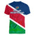 Namibia Rugby Women V Neck T Shirt 2023 Welwitschias Flag Style - Wonder Print Shop