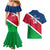 Custom Namibia Rugby Couples Matching Mermaid Dress and Hawaiian Shirt 2023 Welwitschias Flag Style - Wonder Print Shop