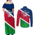 Custom Namibia Rugby Couples Matching Off Shoulder Maxi Dress and Long Sleeve Button Shirts 2023 Welwitschias Flag Style - Wonder Print Shop