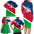 Custom Namibia Rugby Family Matching Long Sleeve Bodycon Dress and Hawaiian Shirt 2023 Welwitschias Flag Style - Wonder Print Shop