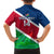 Custom Namibia Rugby Family Matching Off Shoulder Long Sleeve Dress and Hawaiian Shirt 2023 Welwitschias Flag Style - Wonder Print Shop