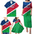 Custom Namibia Rugby Family Matching Puletasi Dress and Hawaiian Shirt 2023 Welwitschias Flag Style - Wonder Print Shop