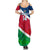 Custom Namibia Rugby Family Matching Summer Maxi Dress and Hawaiian Shirt 2023 Welwitschias Flag Style - Wonder Print Shop