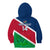 Custom Namibia Rugby Kid Hoodie 2023 Welwitschias Flag Style - Wonder Print Shop