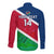 Custom Namibia Rugby Long Sleeve Button Shirt 2023 Welwitschias Flag Style - Wonder Print Shop