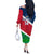 Custom Namibia Rugby Off The Shoulder Long Sleeve Dress 2023 Welwitschias Flag Style - Wonder Print Shop