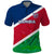 Personalised Namibia Rugby Polo Shirt 2023 Go Welwitschias World Cup Flag Style - Wonder Print Shop