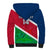 Custom Namibia Rugby Sherpa Hoodie 2023 Welwitschias Flag Style - Wonder Print Shop