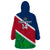 Custom Namibia Rugby Wearable Blanket Hoodie 2023 Welwitschias Flag Style - Wonder Print Shop