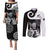 New Zealand Silver Fern Rugby Couples Matching Puletasi Dress and Long Sleeve Button Shirts Go Champions NZ All Black Maori Koru - Wonder Print Shop