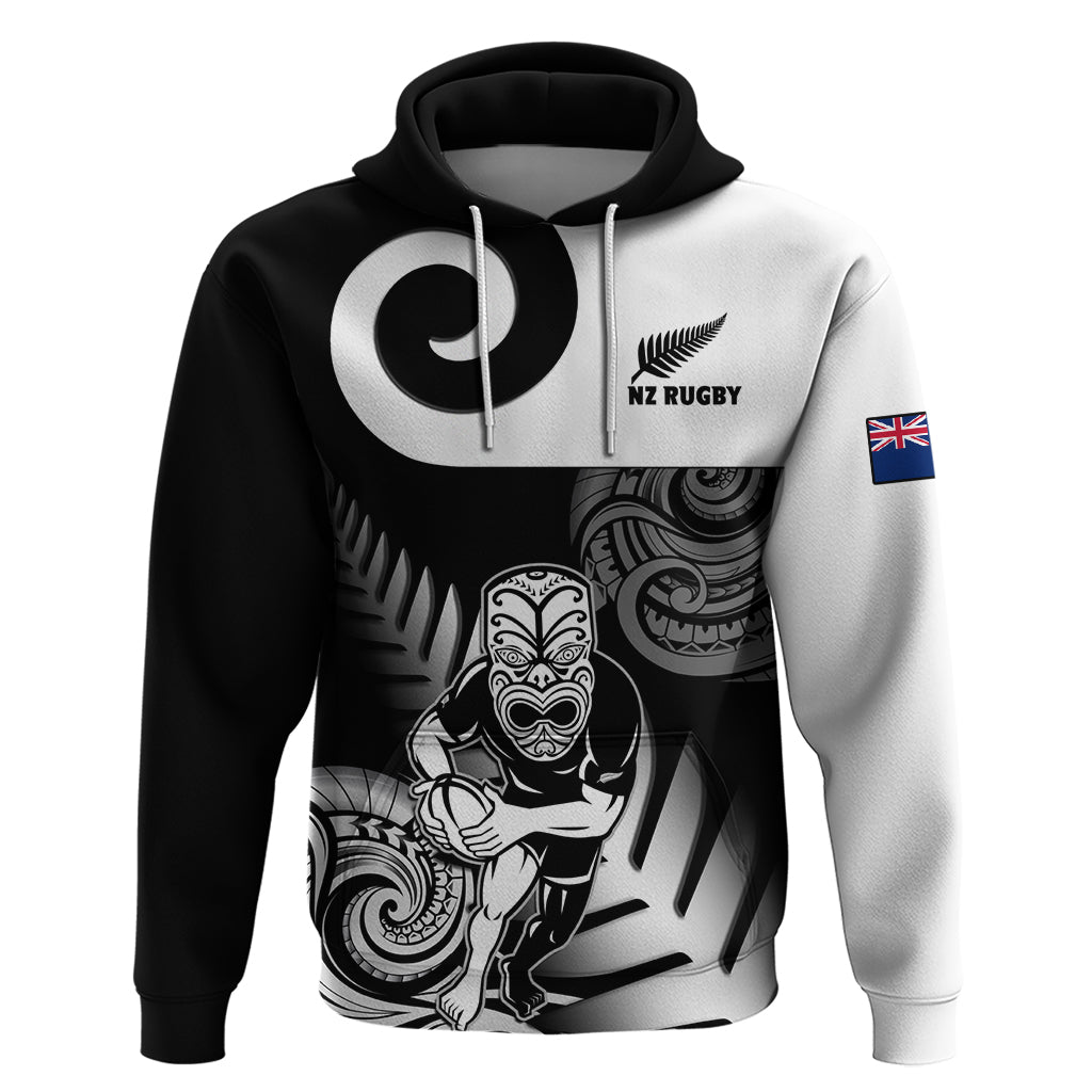 New Zealand Silver Fern Rugby Hoodie Go Champions NZ All Black Maori Koru - Wonder Print Shop