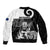 New Zealand Silver Fern Rugby Sleeve Zip Bomber Jacket Go Champions NZ All Black Maori Koru - Wonder Print Shop